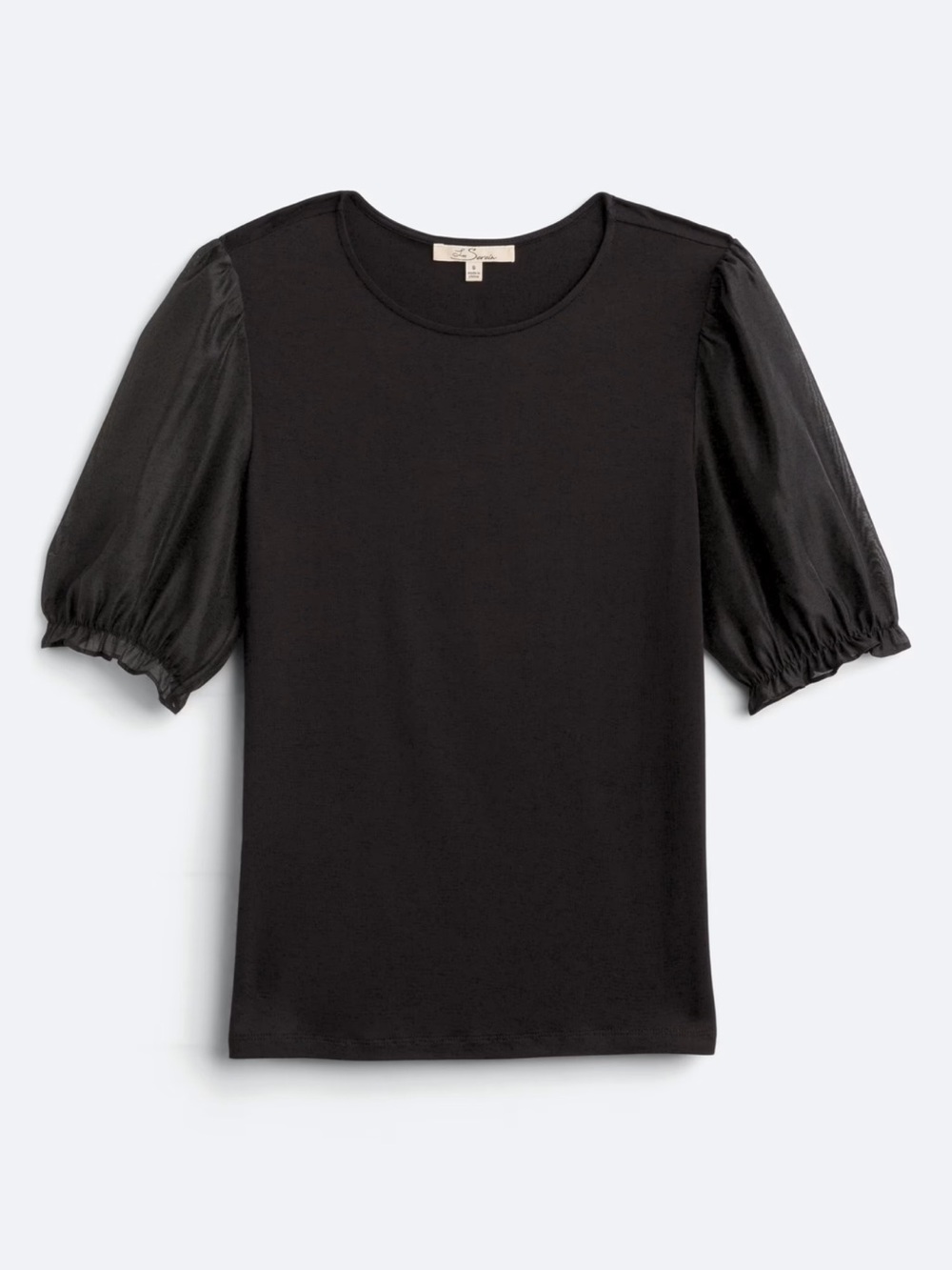 Les Serein Wendy Puff Sleeve Top Size XL